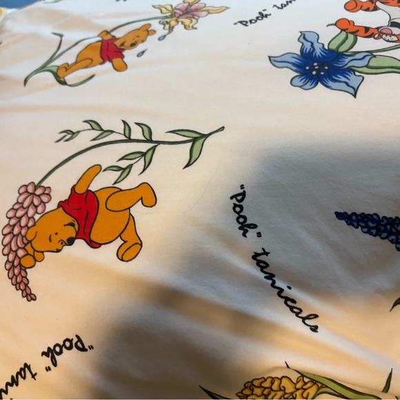 Vintage Disney Winnie the Pooh Tigger  Poohtanicals duvet & ruffle pillow shams - Picture 3 of 15
